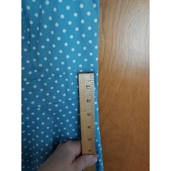 Homrain Women's Dress Pin-up Style Dress size Large Polka dot cotton blend zip - Picture 6 of 9